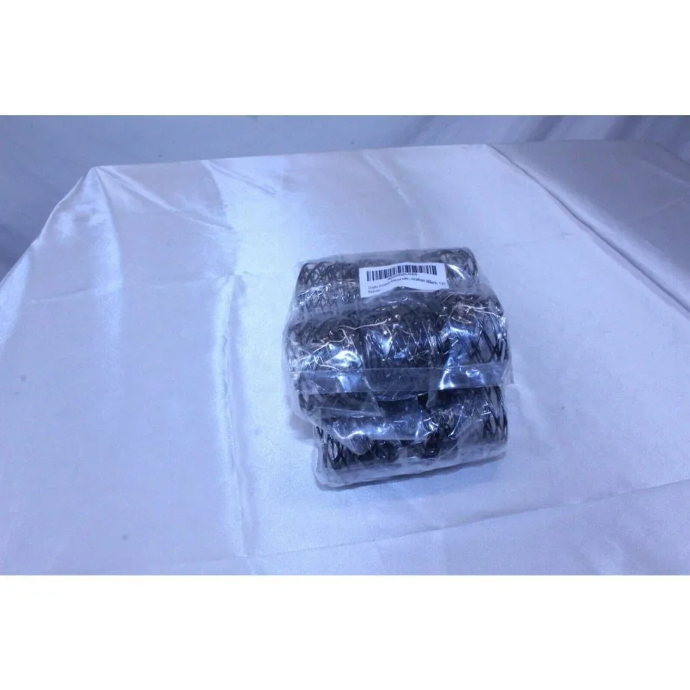 Set of 12 Metal Wire Ring Napkin Holders Platinum Color 1 1/2